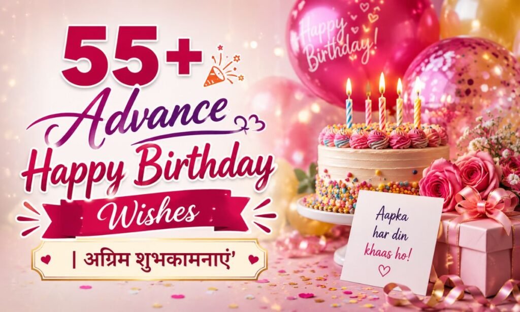 Advance Happy Birthday Wishes
