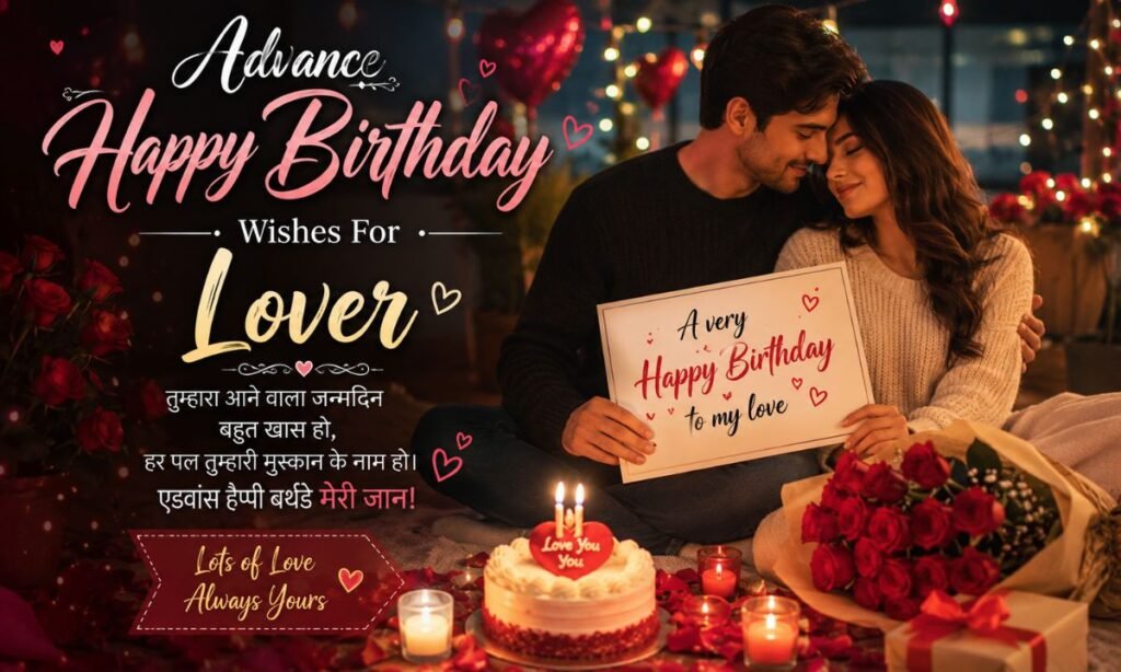 Advance Happy Birthday Wishes For Lover