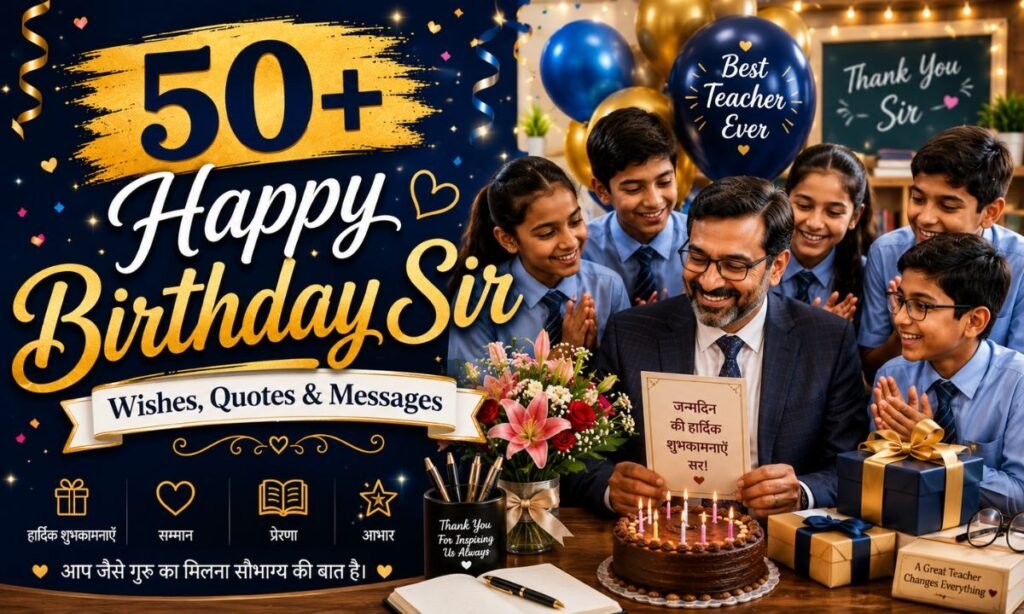 Happy Birthday Sir Wishes