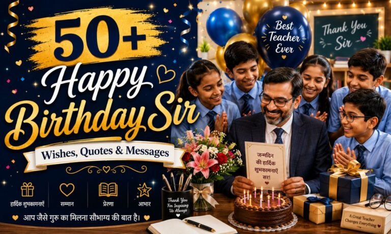 Happy Birthday Sir Wishes