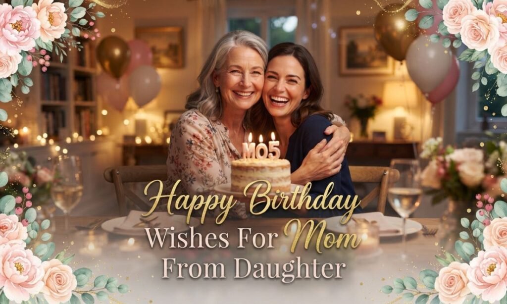 Happy Birthday Wishes For Mom From Daughter