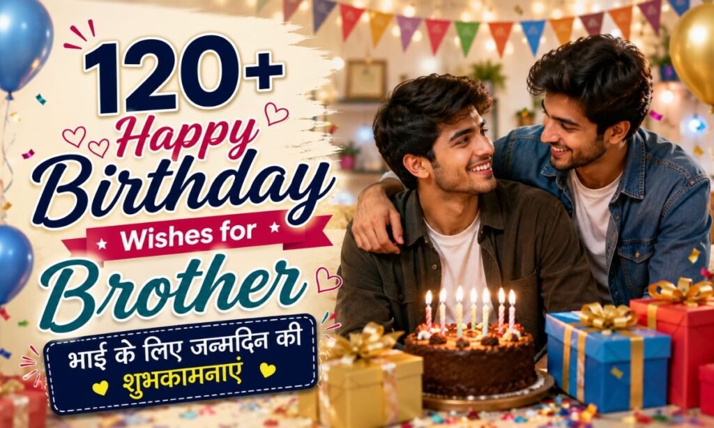 Happy Birthday Wishes for Brother