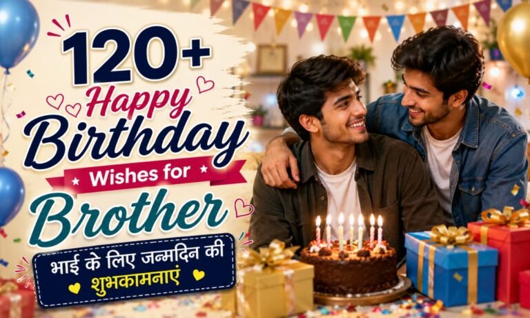 Happy Birthday Wishes for Brother