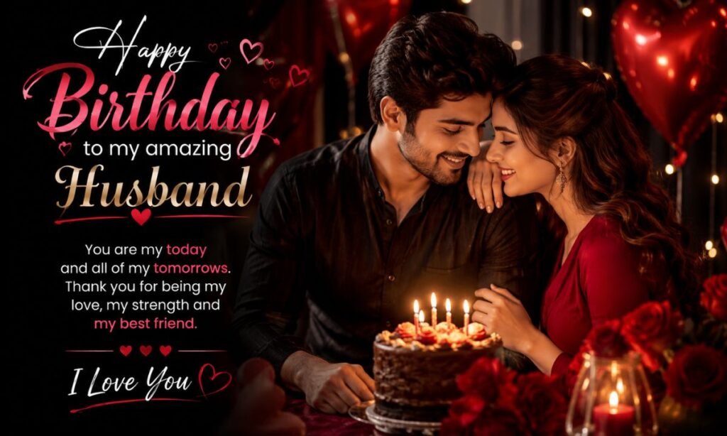 Happy Birthday Wishes for Husband in English
