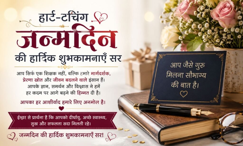 Heart-touching Birthday Wishes for Sir