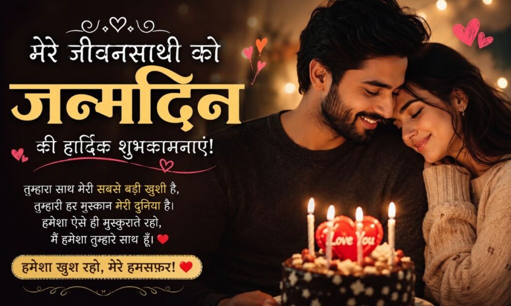 Short Heart Touching Birthday Wishes for Husband