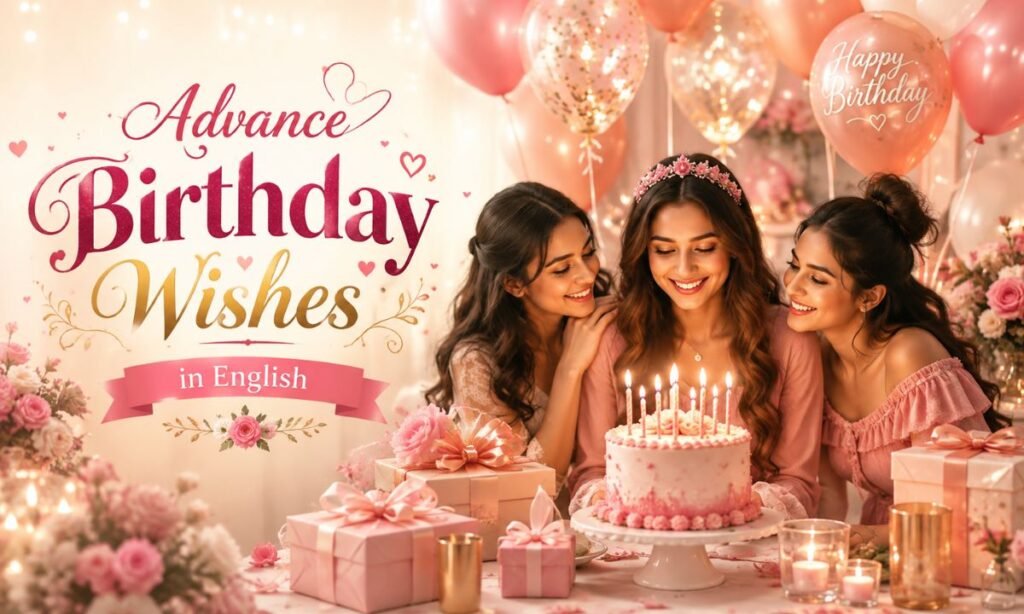 Advance Birthday Wishes in English