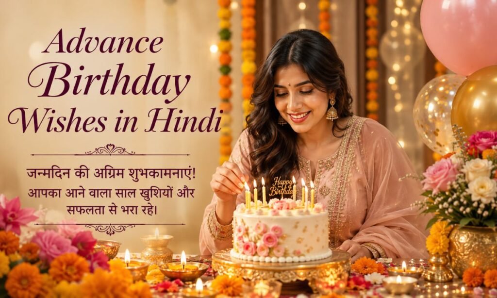 Advance Birthday Wishes in Hindi