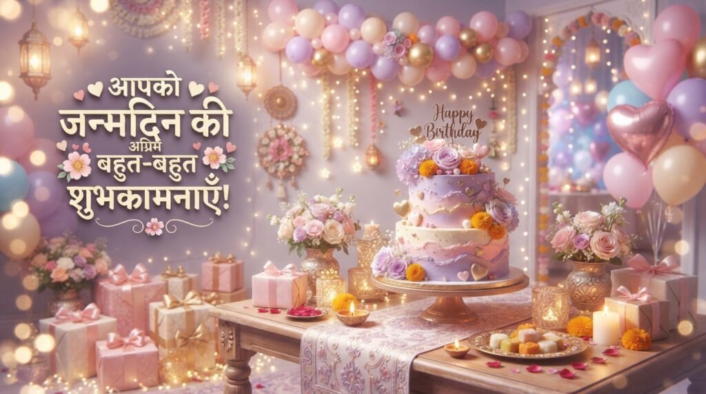 Advance Birthday Wishes in Hindi