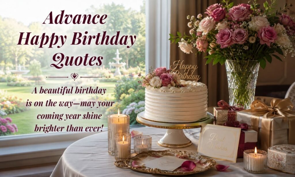 Advance Happy Birthday Quotes