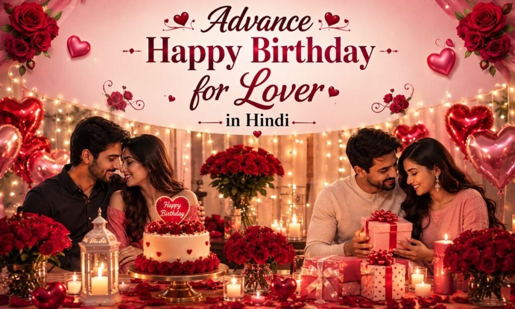 Advance Happy Birthday Wishes for Lover in Hindi