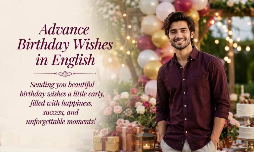 Advance birthday wishes in english