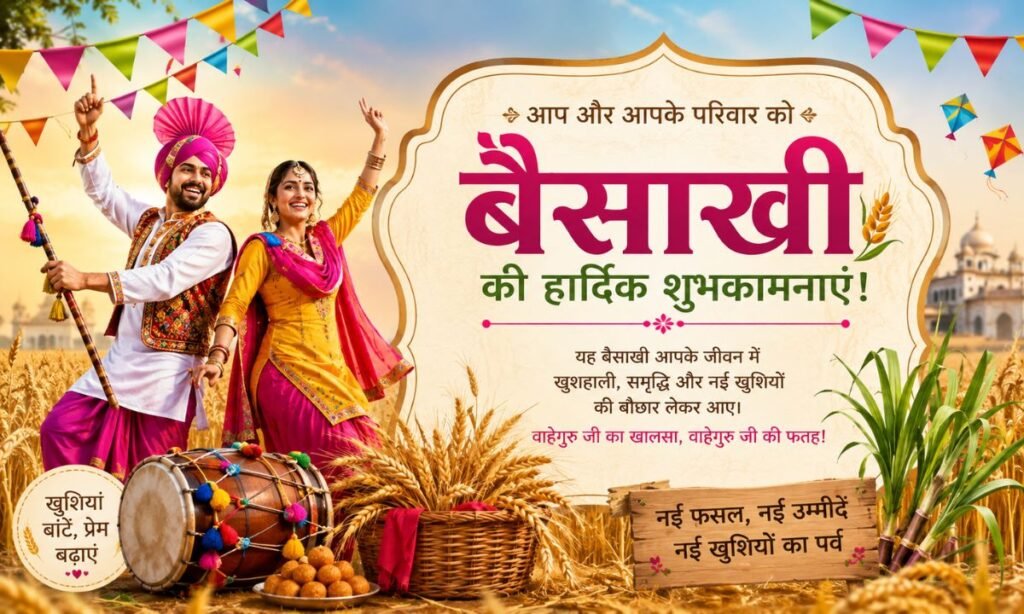 Baisakhi Wishes in Hindi​​