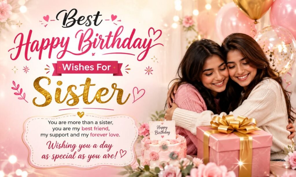 Best Happy Birthday Wishes For Sister