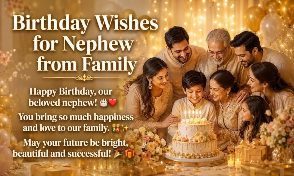 Birthday Wishes for Nephew from Family