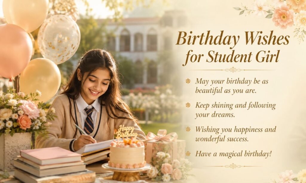 Birthday Wishes for Student Girl