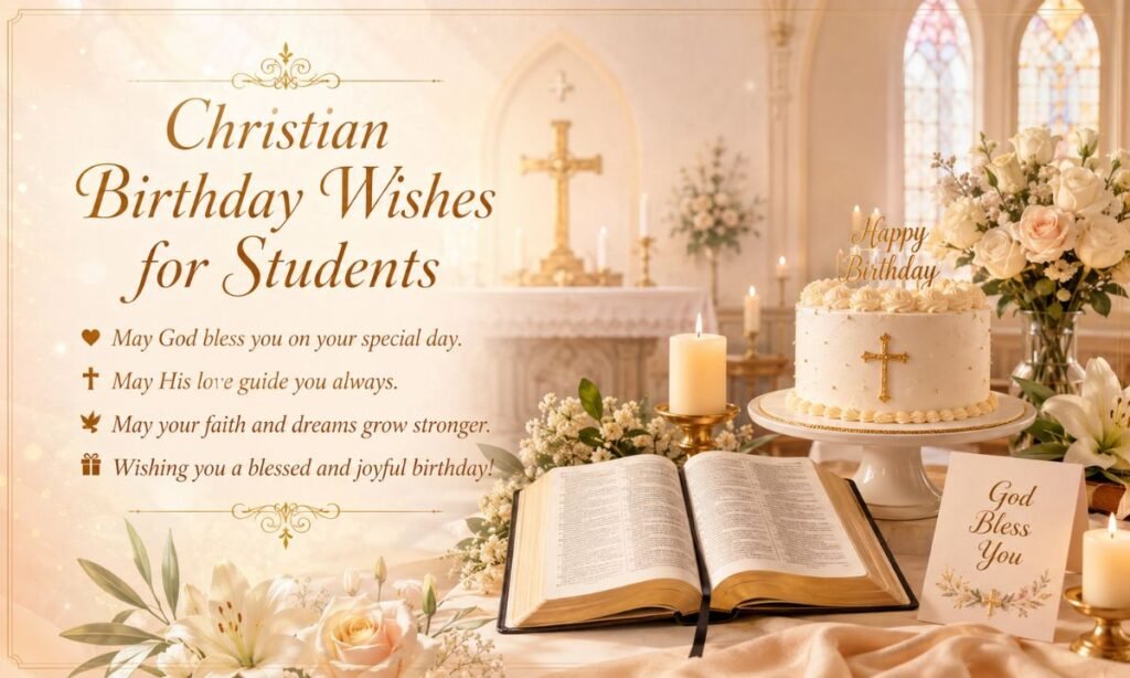 Christian Birthday Wishes for Students