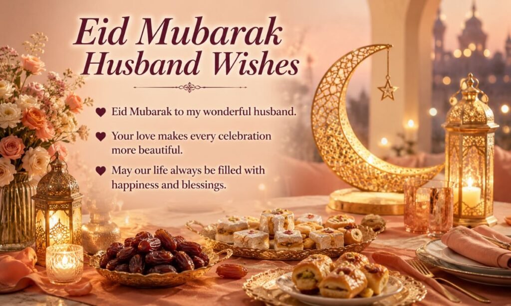 Eid Mubarak Husband Wishes