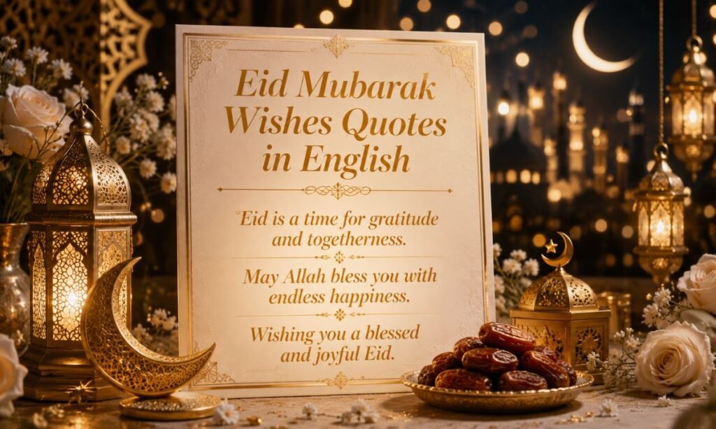 Eid Mubarak Wishes Quotes in English