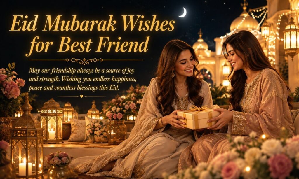 Eid Mubarak Wishes for Best Friend
