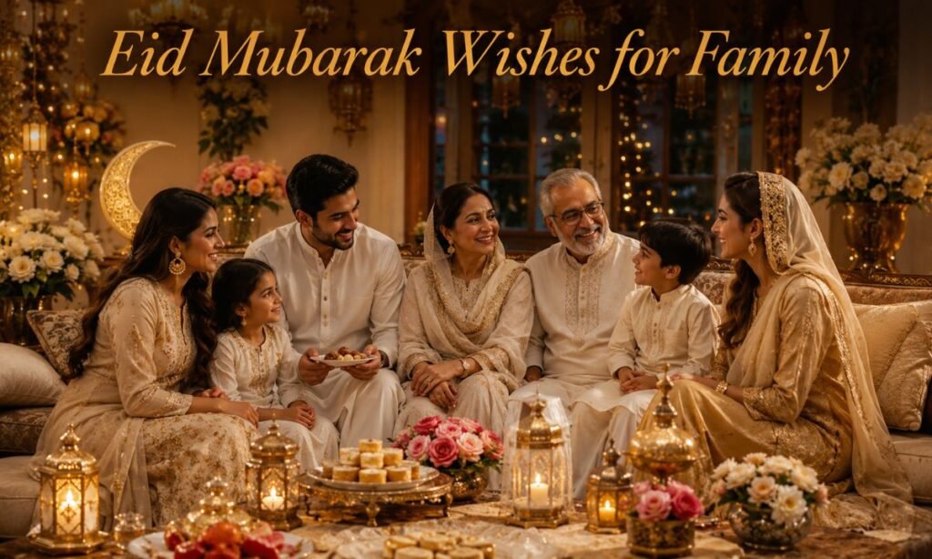 Eid Mubarak Wishes for Family