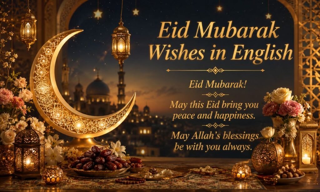 Eid Mubarak Wishes in English