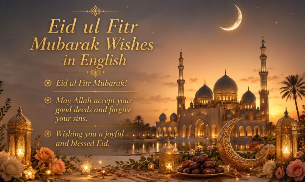 Eid ul Fitr Mubarak Wishes in English