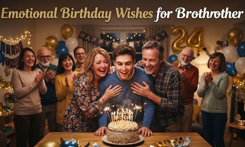 Emotional Birthday Wishes for Brother
