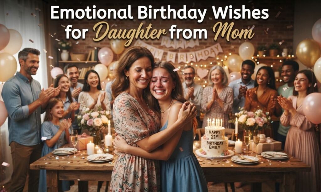 Emotional Birthday Wishes for Daughter from Mom
