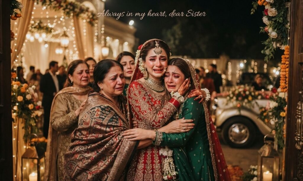 Emotional Wedding Wishes for Sister