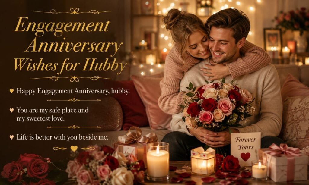 Engagement Anniversary Wishes for Hubby
