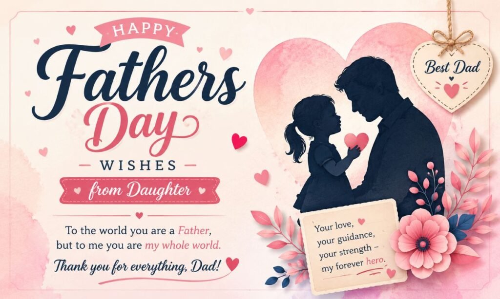 Father's Day Wishes from Daughter​