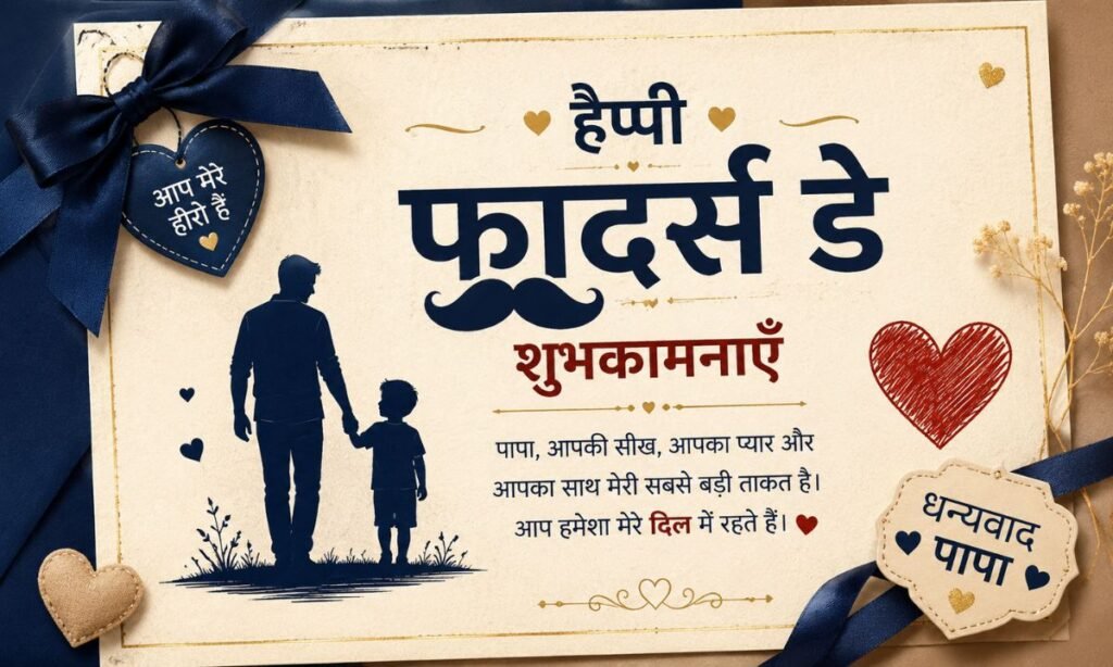 Fathers Day Wishes in Hindi​