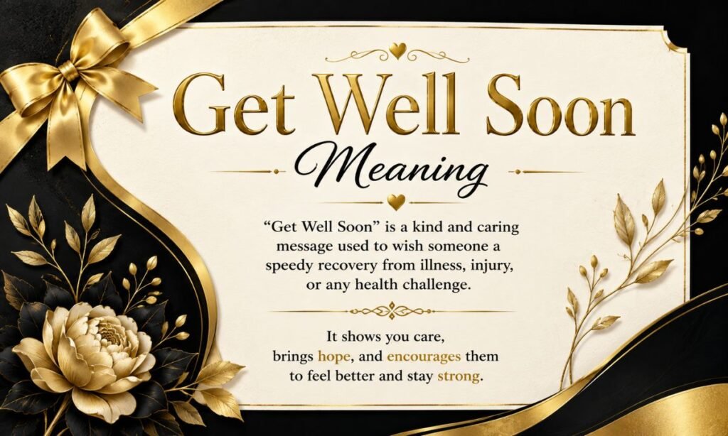 Get Well Soon Meaning