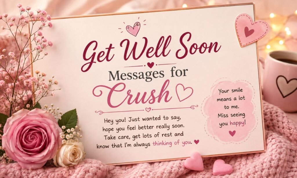 Get Well Soon Messages for Crush