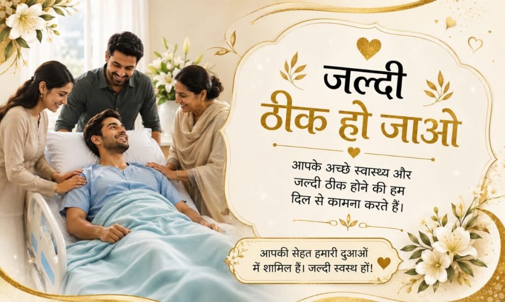 Get Well Soon in Hindi