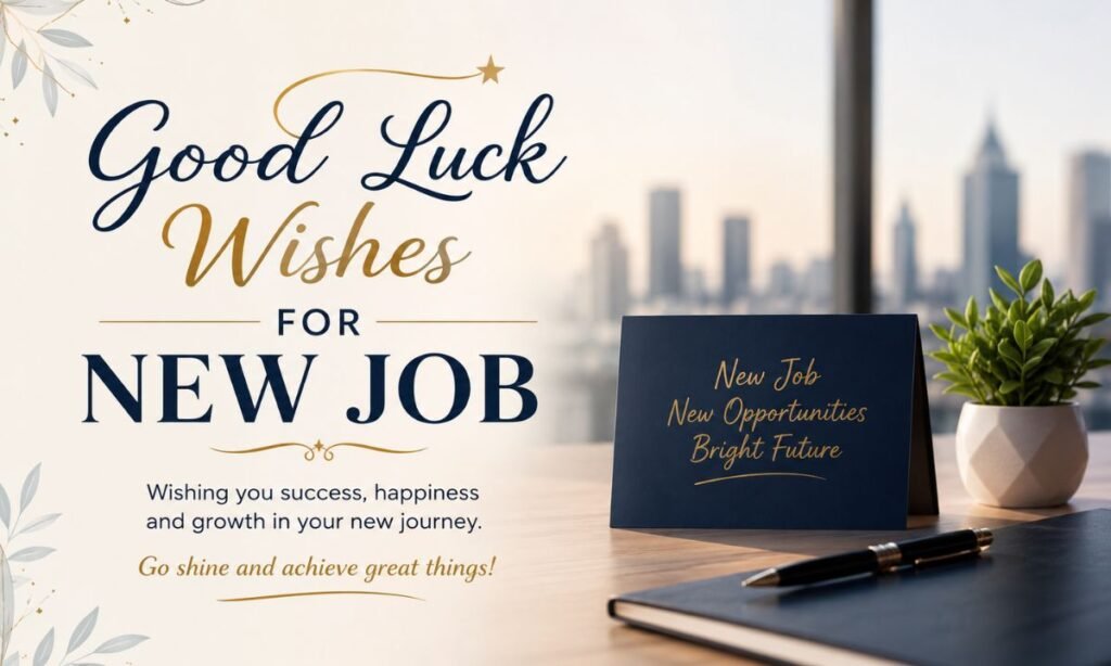 Good Luck Wishes for New Job