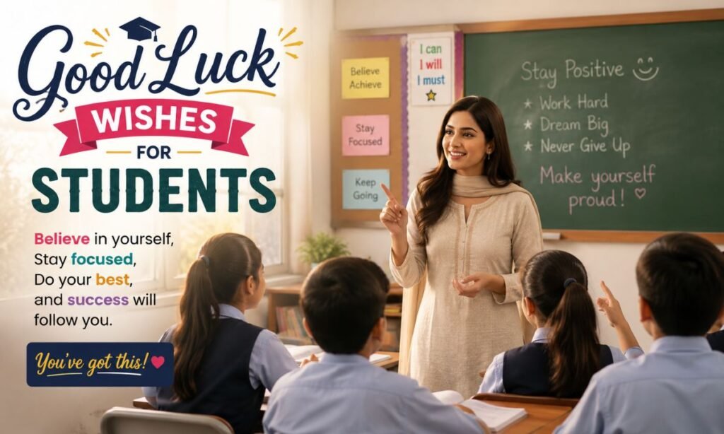 Good Luck Wishes for Students