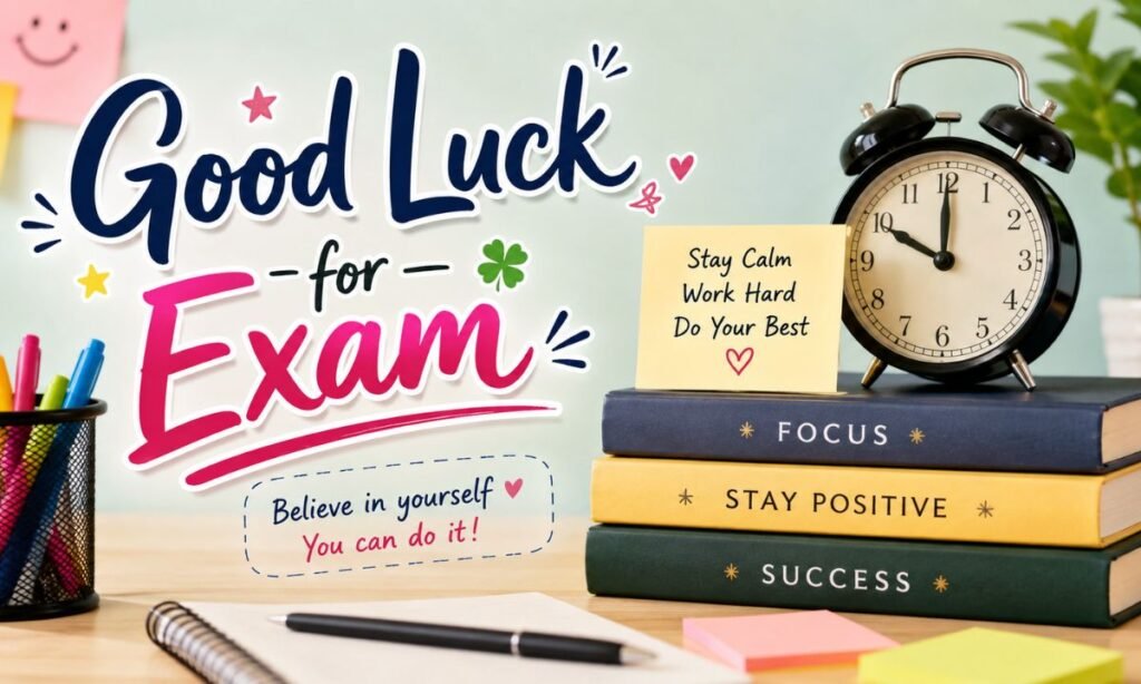 Good Luck for Exam