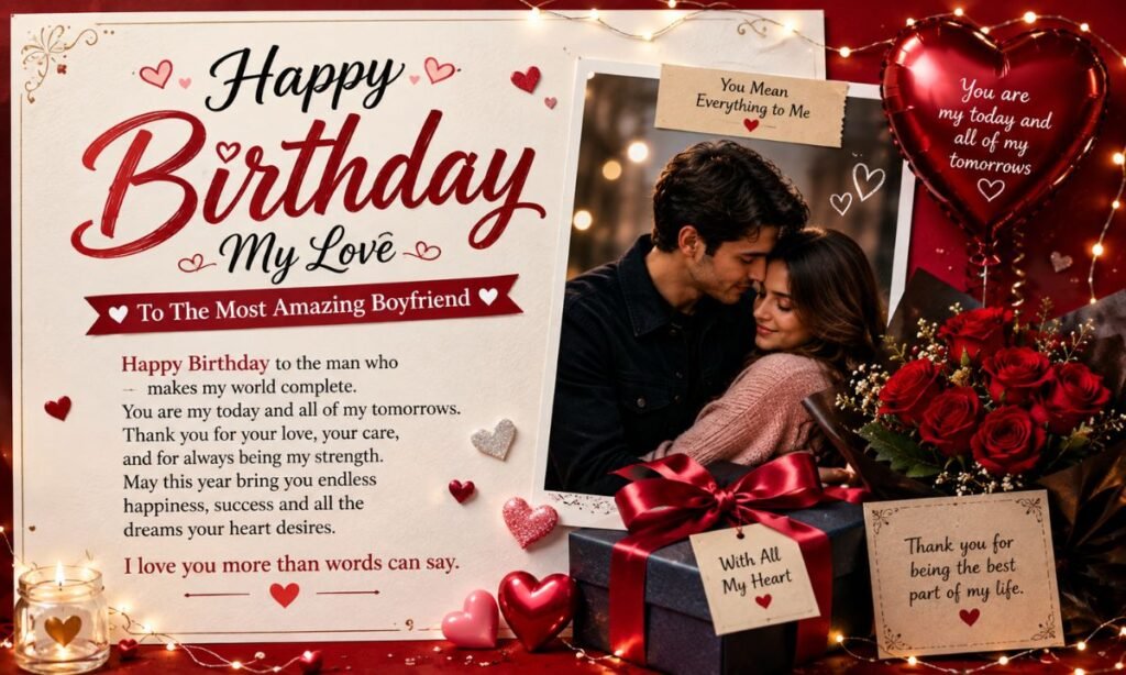 Happy Birthday Wishes For Boyfriend In English