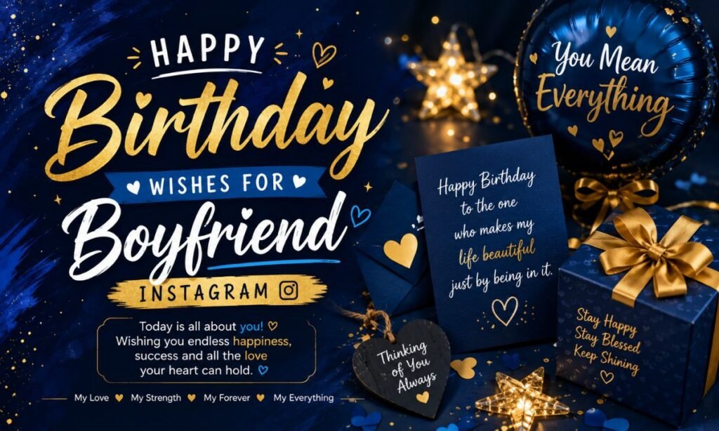 Happy Birthday Wishes For Boyfriend Instagram