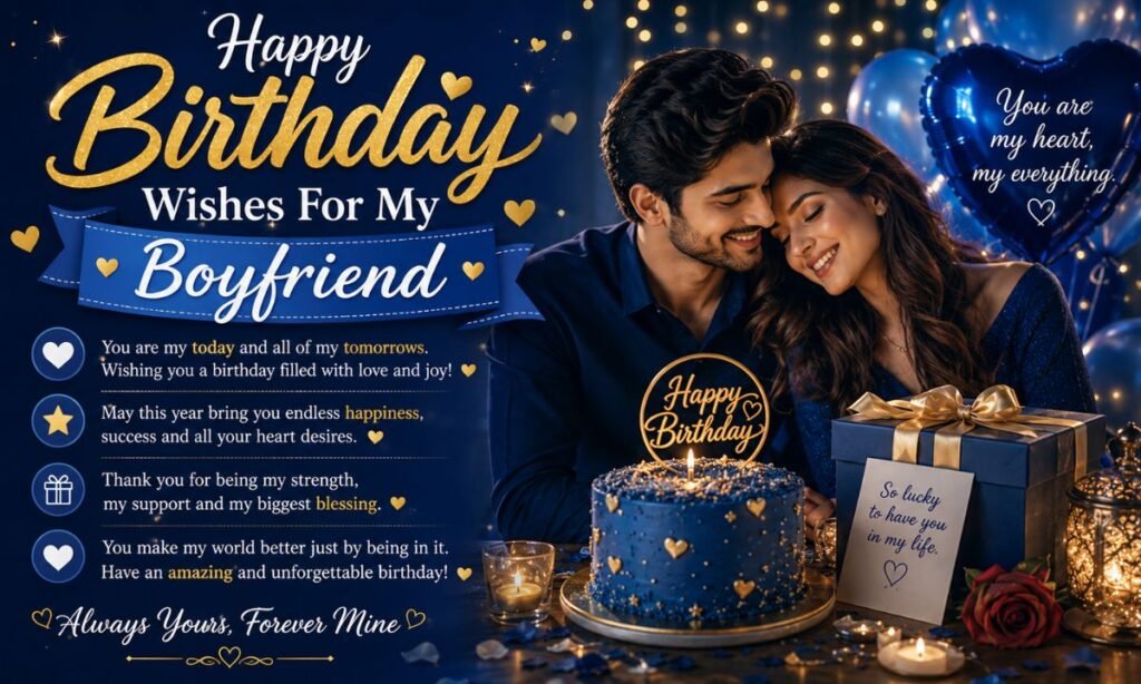 Happy Birthday Wishes For Boyfriend in Hindi