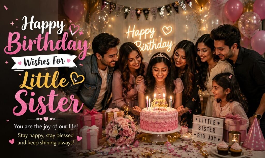 Happy Birthday Wishes For Little Sister
