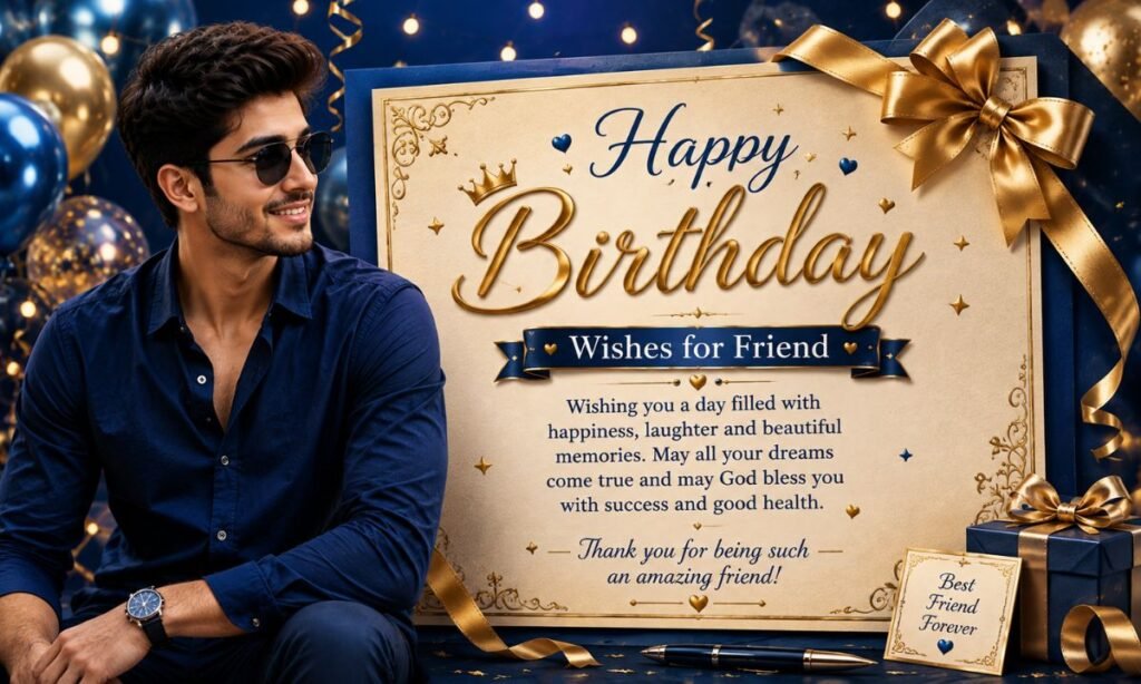 Happy Birthday Wishes for Friend
