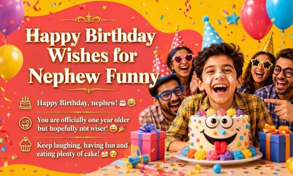 Happy Birthday Wishes for Nephew Funny