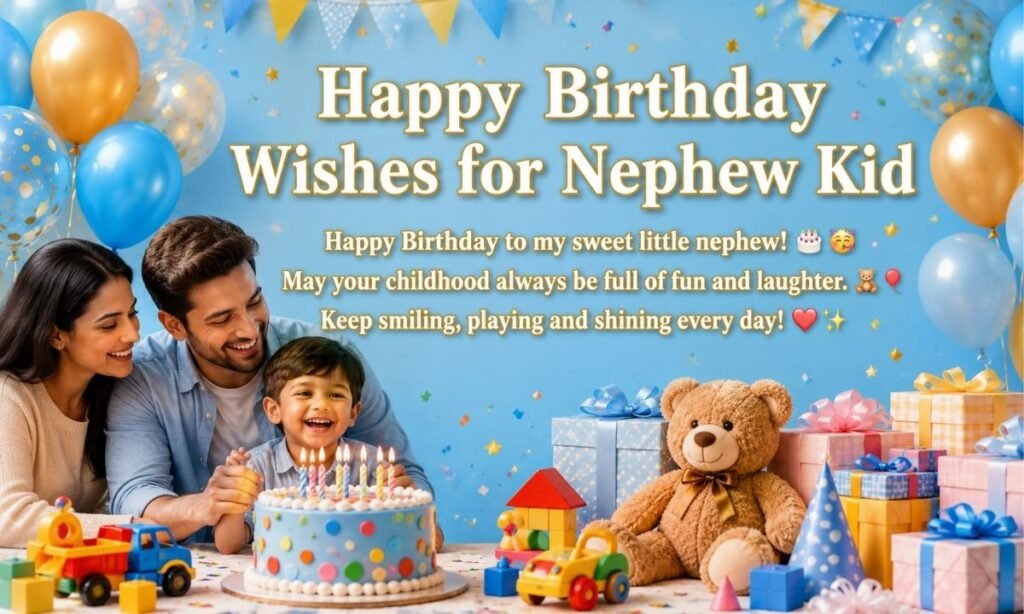 Happy Birthday Wishes for Nephew Kid
