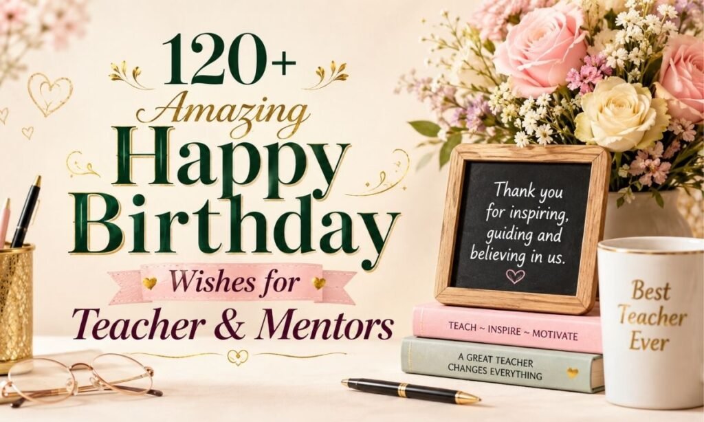 Happy Birthday Wishes for Teacher