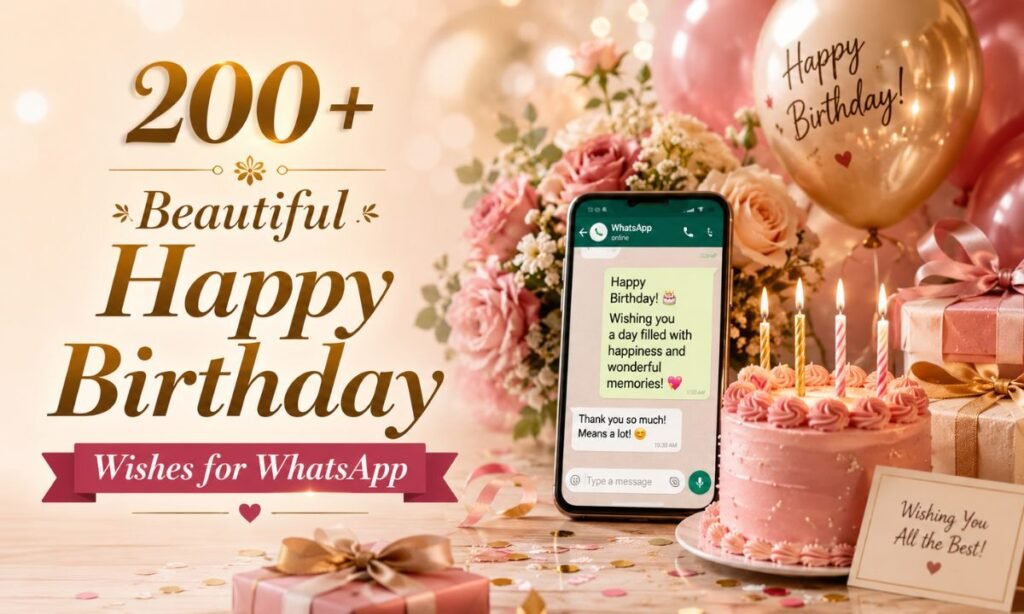 Happy Birthday Wishes for WhatsApp