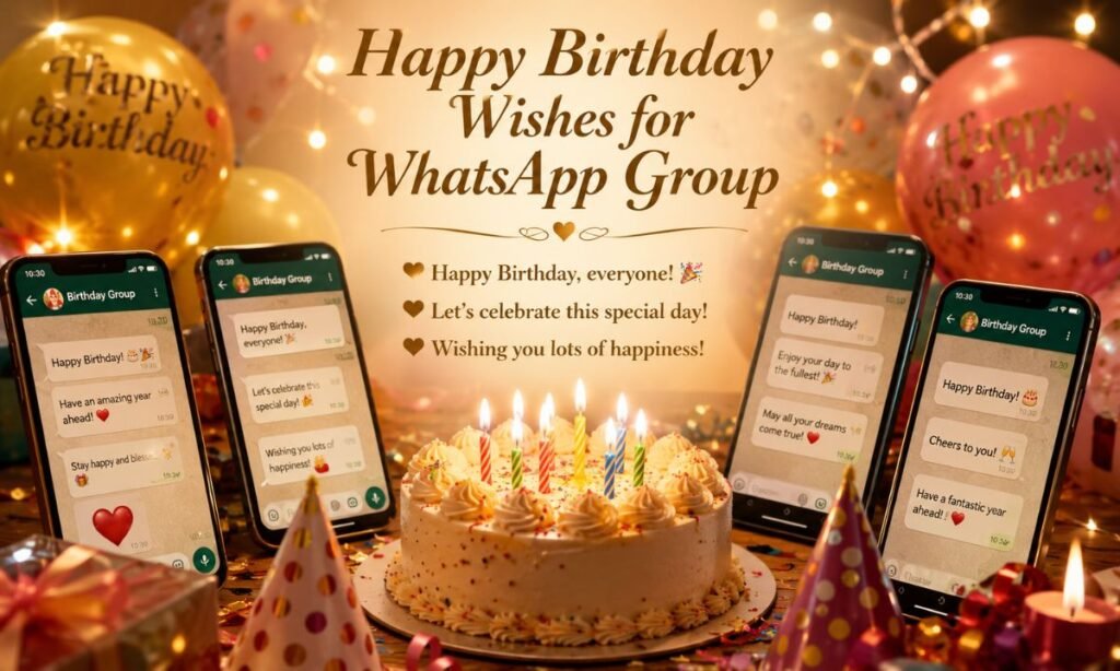 Happy Birthday Wishes for WhatsApp Group