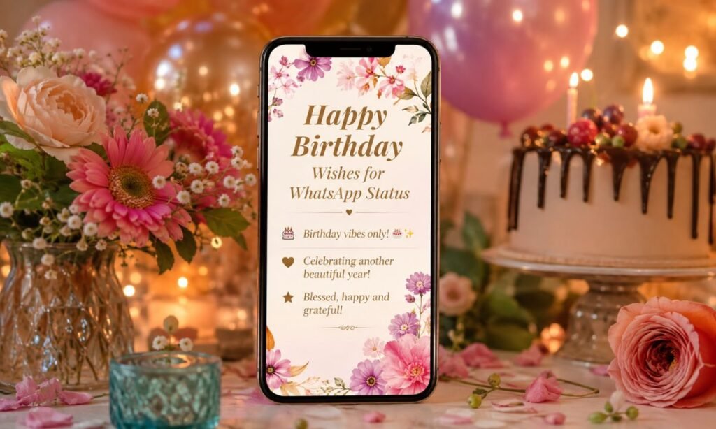 Happy Birthday Wishes for WhatsApp Status